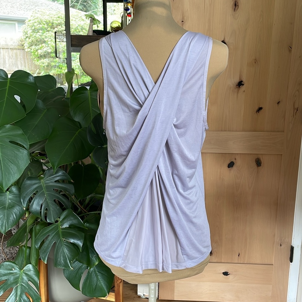 Lululemon silky tank with cross back